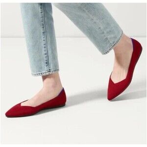 ROTHY'S The Point Comfy Pointed-Toe Knit Upper Slip-on Flats Size 11.5 NWOB